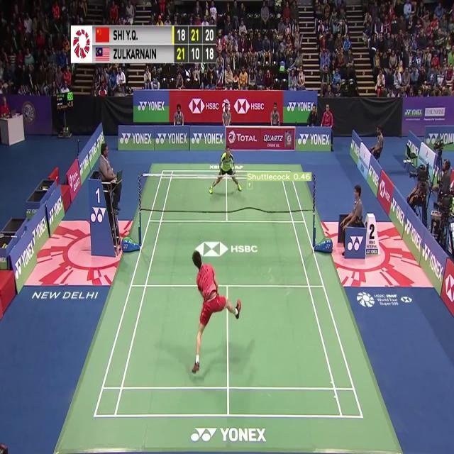 羽毛球偵測 Shuttlecock Detection